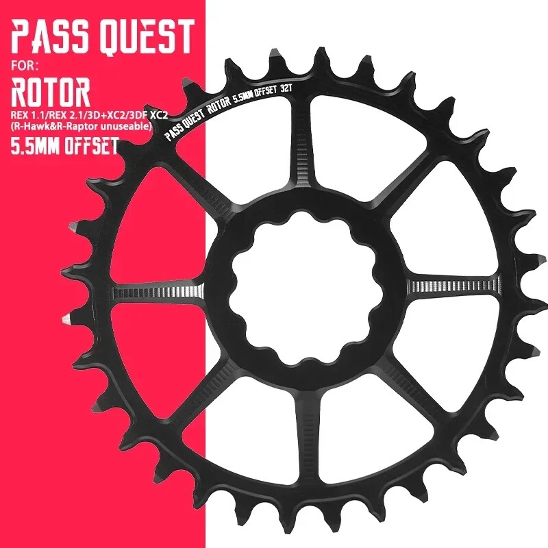 5.5mm OFFSET Round Bicycle Sprocket 28T-36T Suitable for Crankset Bicycle Parts