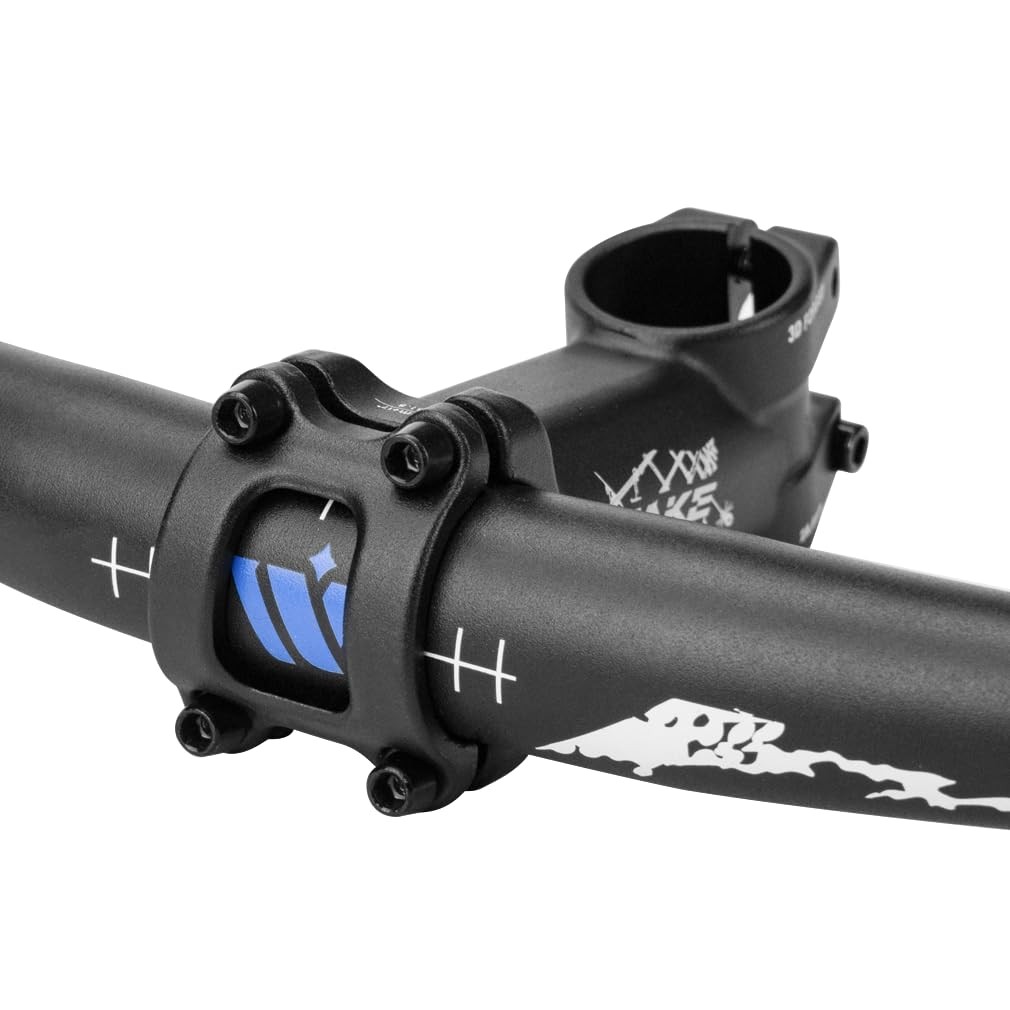 31.8 Stem 17 Degree x 90mm Handlebar Stem Riser Road Mountain Bike Part Black