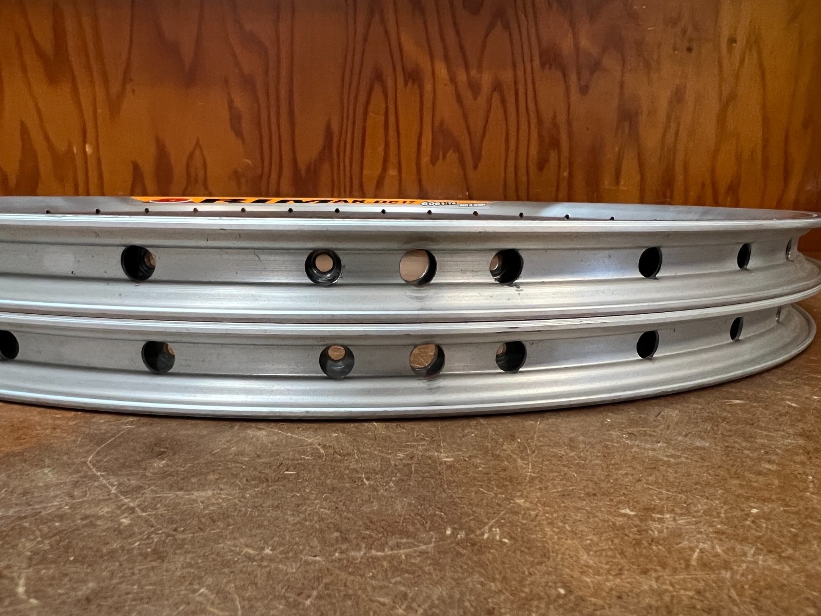 A RIM AR-DC17 Pair; 20″x 1-1/4″; ISO 451 – 17mm; 32H, Schrader Valve, BMX, etc.