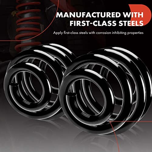 2Pcs Rear Suspension Coil Spring Set Compatible with Audi TT Quattro 8N3 2001