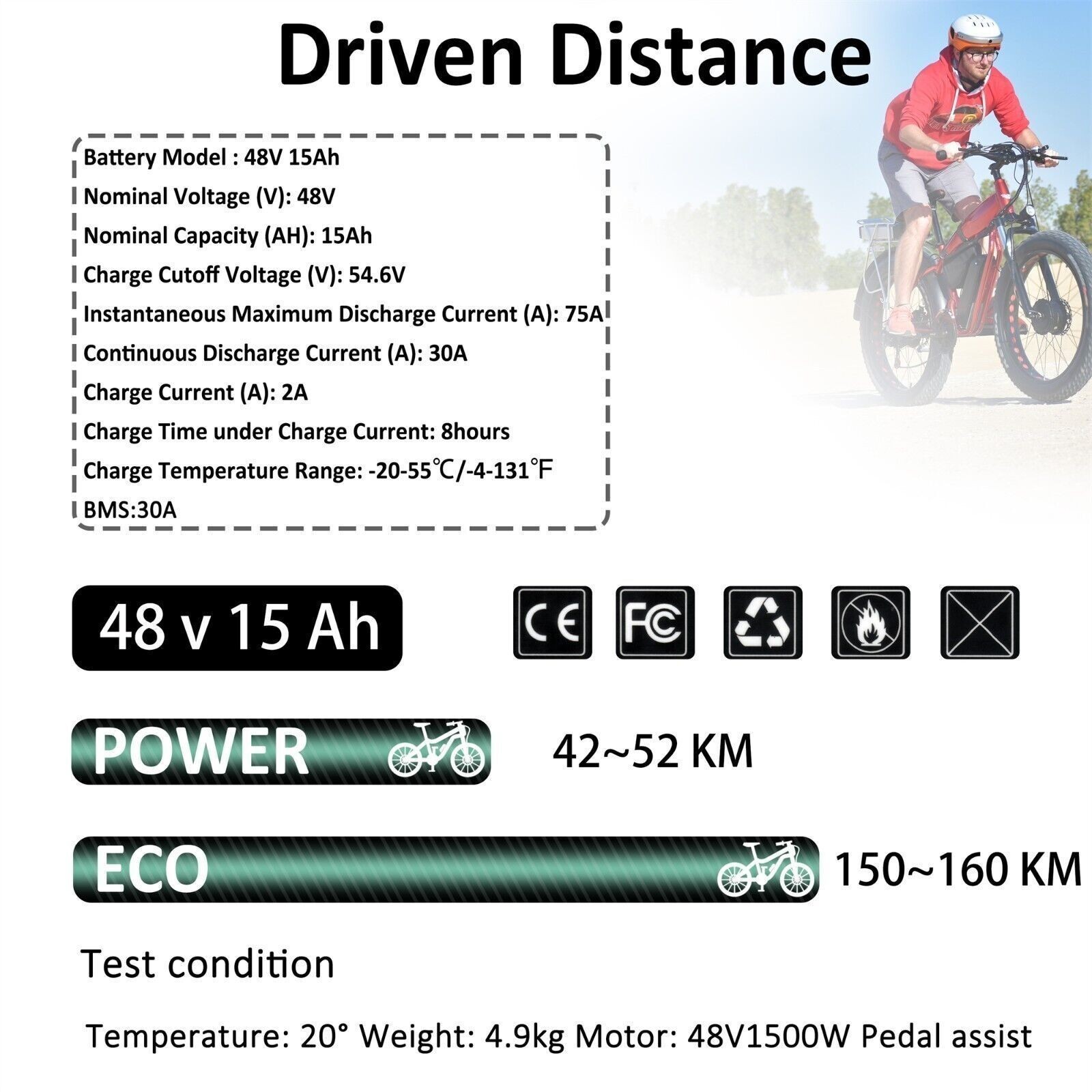 48V 15Ah Hailong Ebike Battery for 200W-1920W Electric Bike Lithium Battery BMS