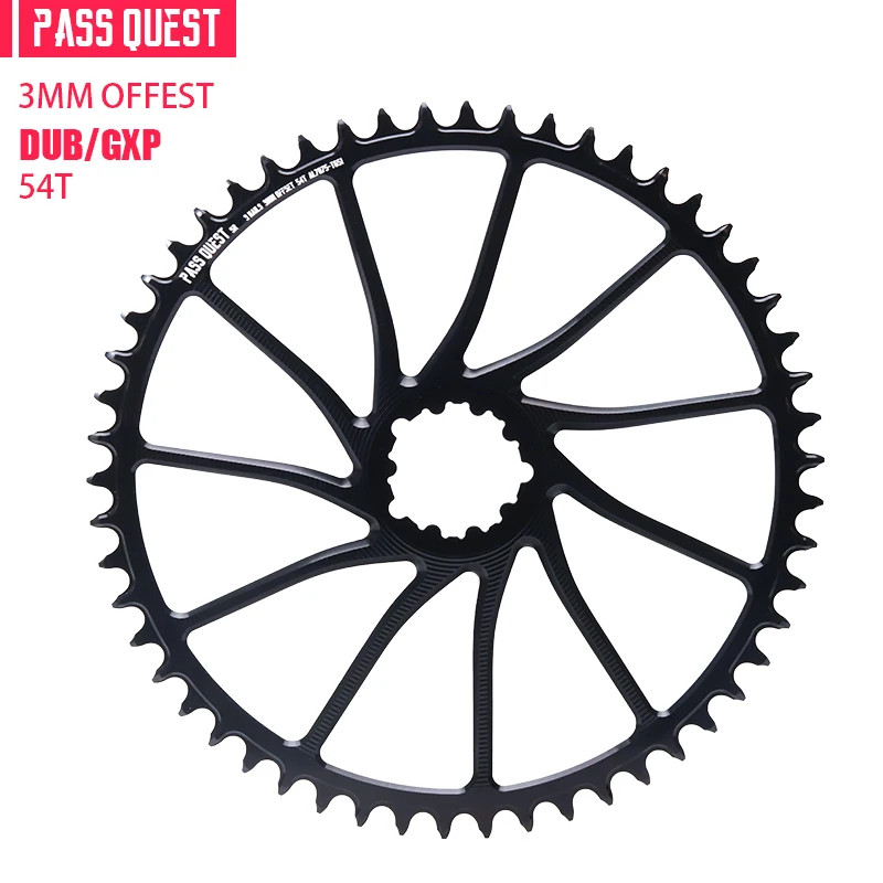 3mm Offset Chainring 40T-54T Narrow Wide Chainring for ROAD/Gravel Bike 9-12S