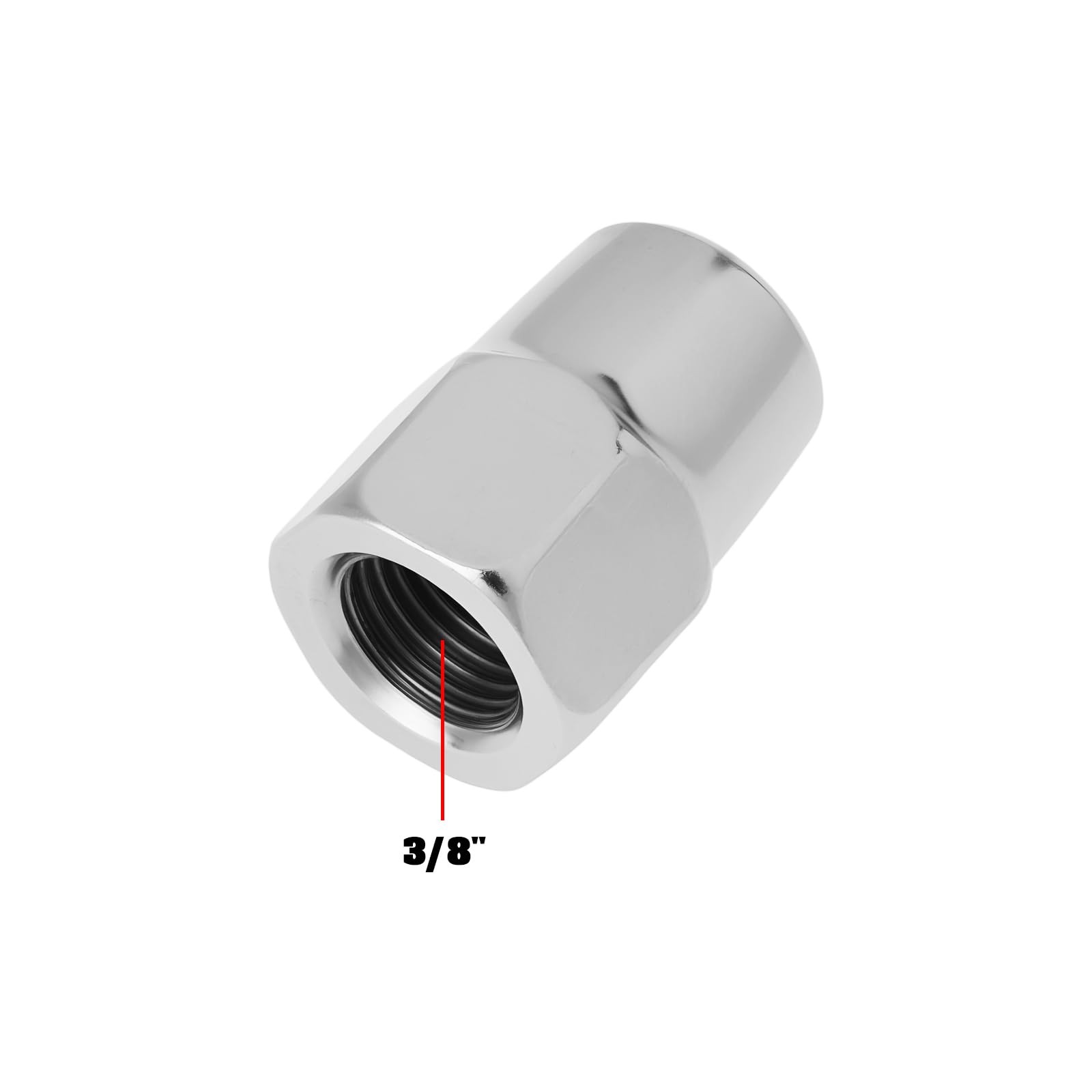 2pcs Bike Rear Wheel Hub 3/8 Inch Hat Nut Y-31414010 Track Bicycle Parts