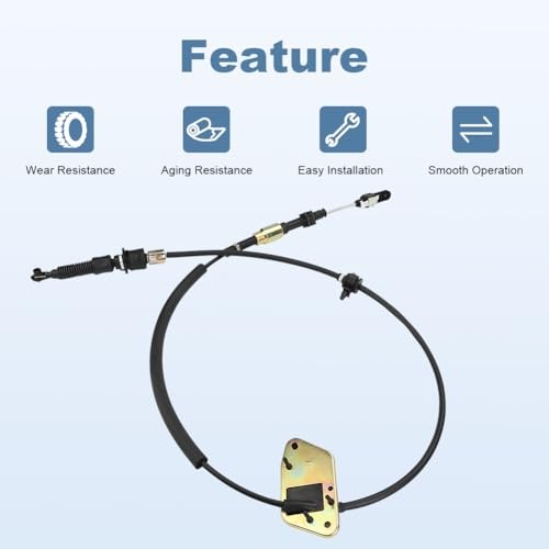 Automatic Transmission Shift Cable Compatible with Mazda 6 2.3L L4 3.0L V6
