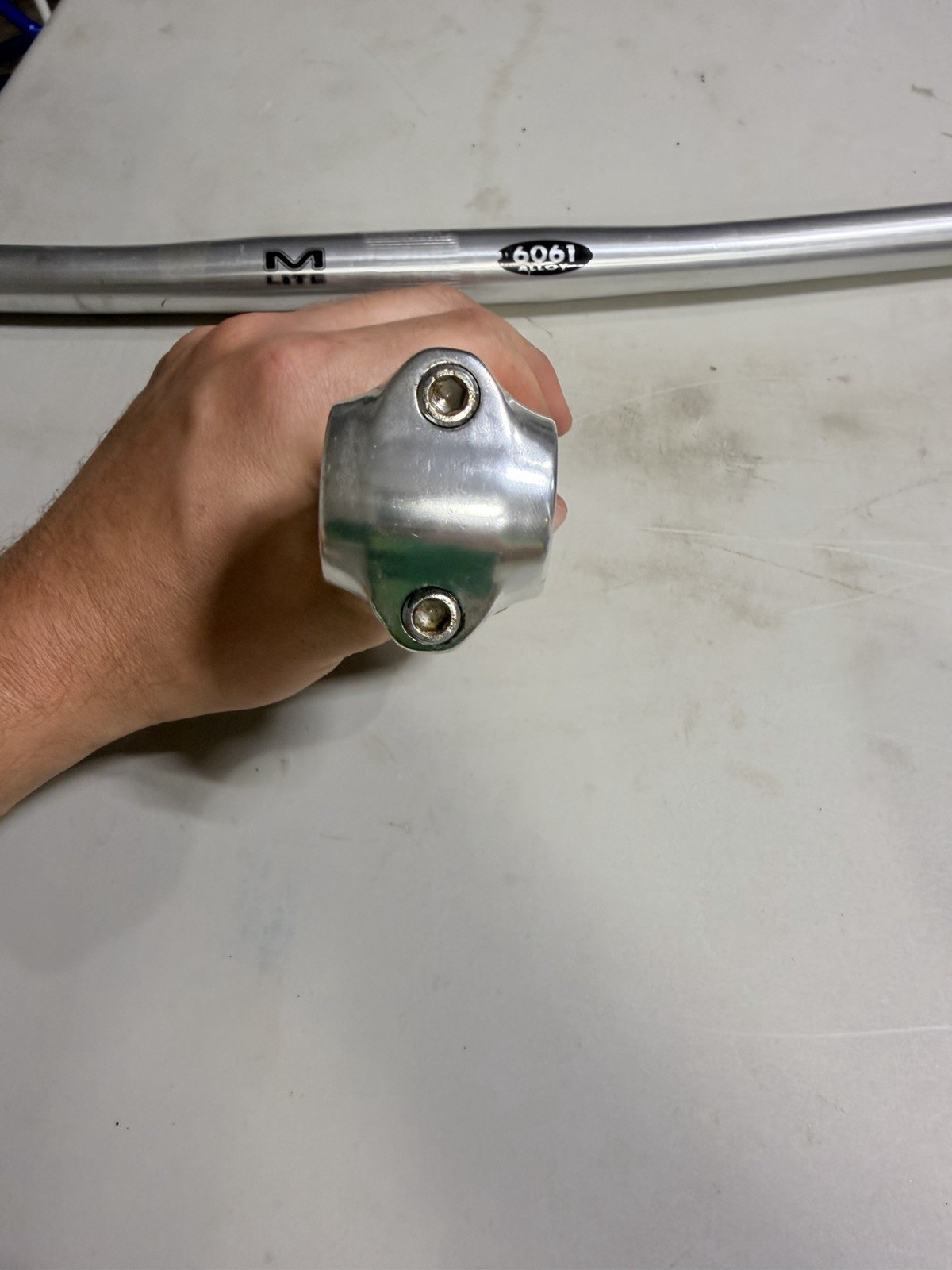 Marin Lite Vintage Aluminum Handlebar and Stem. In Used Condition
