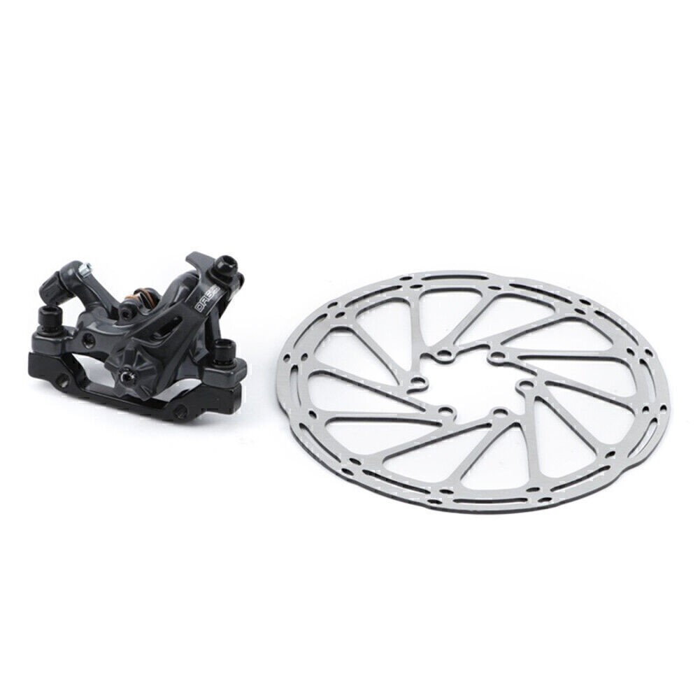 2x RACEWORK Disc Brake Calipers MTB Bike Speed Clip Dual Disc Brake Set W/ Rotor