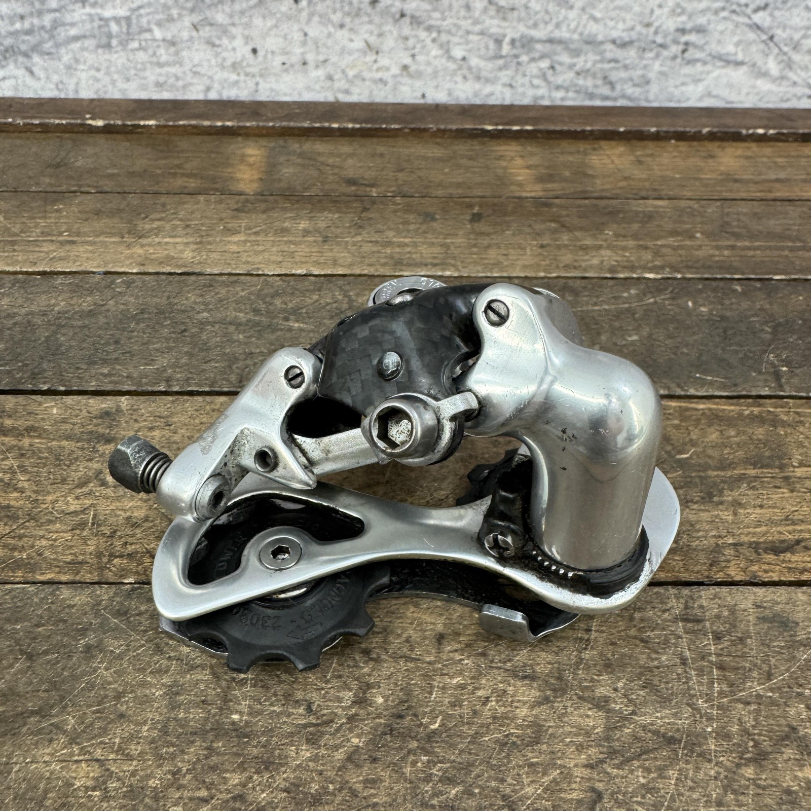 Vintage Campagnolo Centaur Rear Derailleur Carbon 10 Speed Short Cage 225g