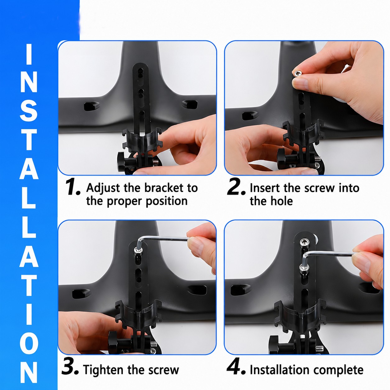 Bike Computer Out Front Mount Aluminum Holder for Garmin iGPSPORT Bryton Cateye