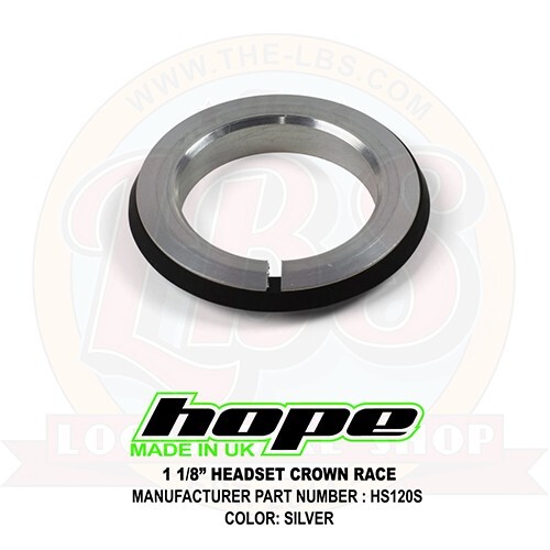 Hope 1-1/8″ Headset Crown Race 07 Silver HS120S – Brand New