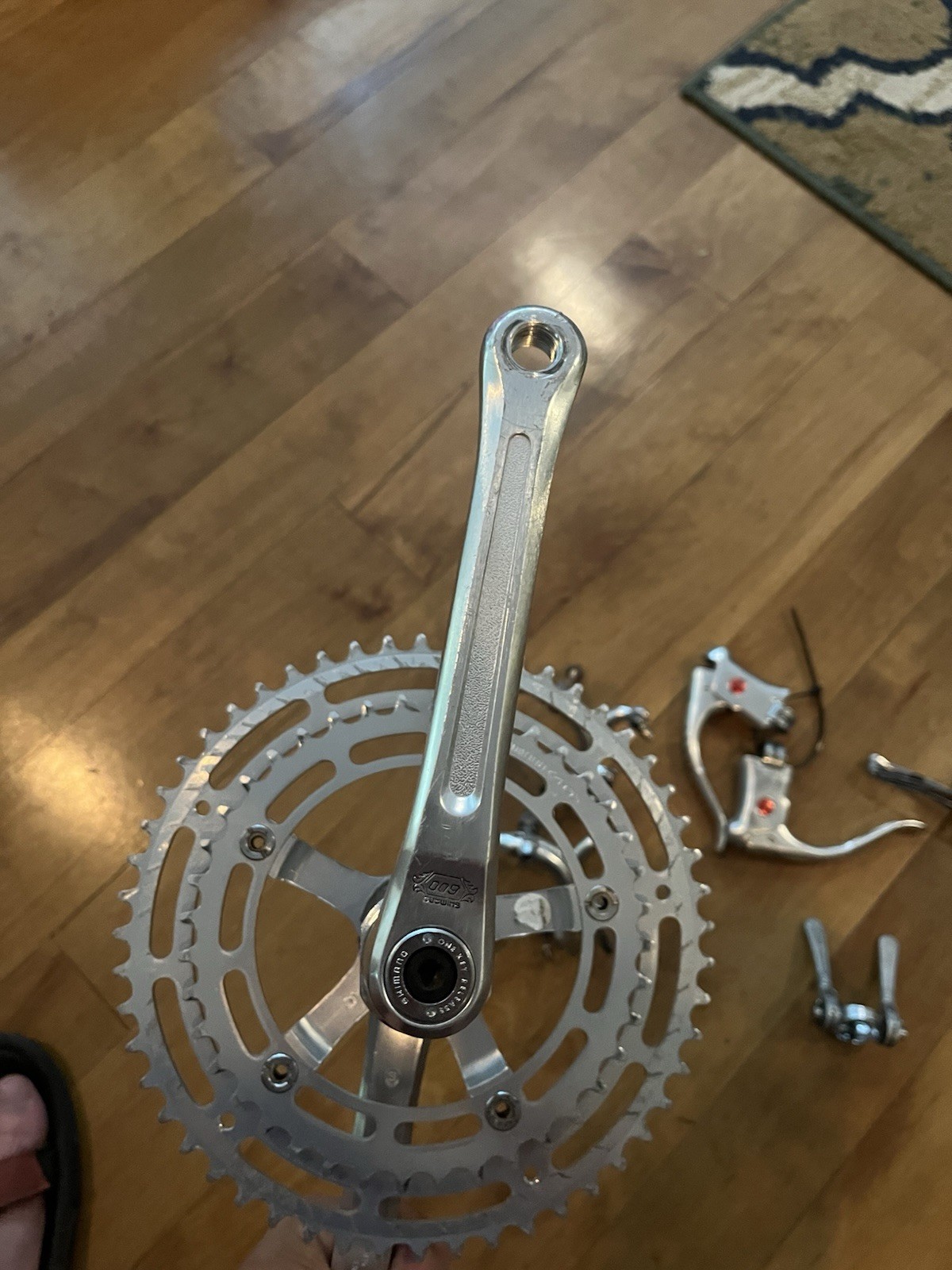 Shimano 600 Arabesque Vintage Groupset Minus Rear Derailleur Good Condition