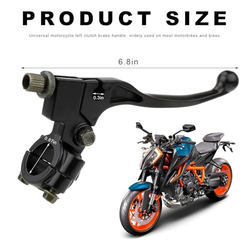 Motorcycle Clutch Lever, 7/8″ 22mm Left Clutch Brake Handle 6.8 inches
