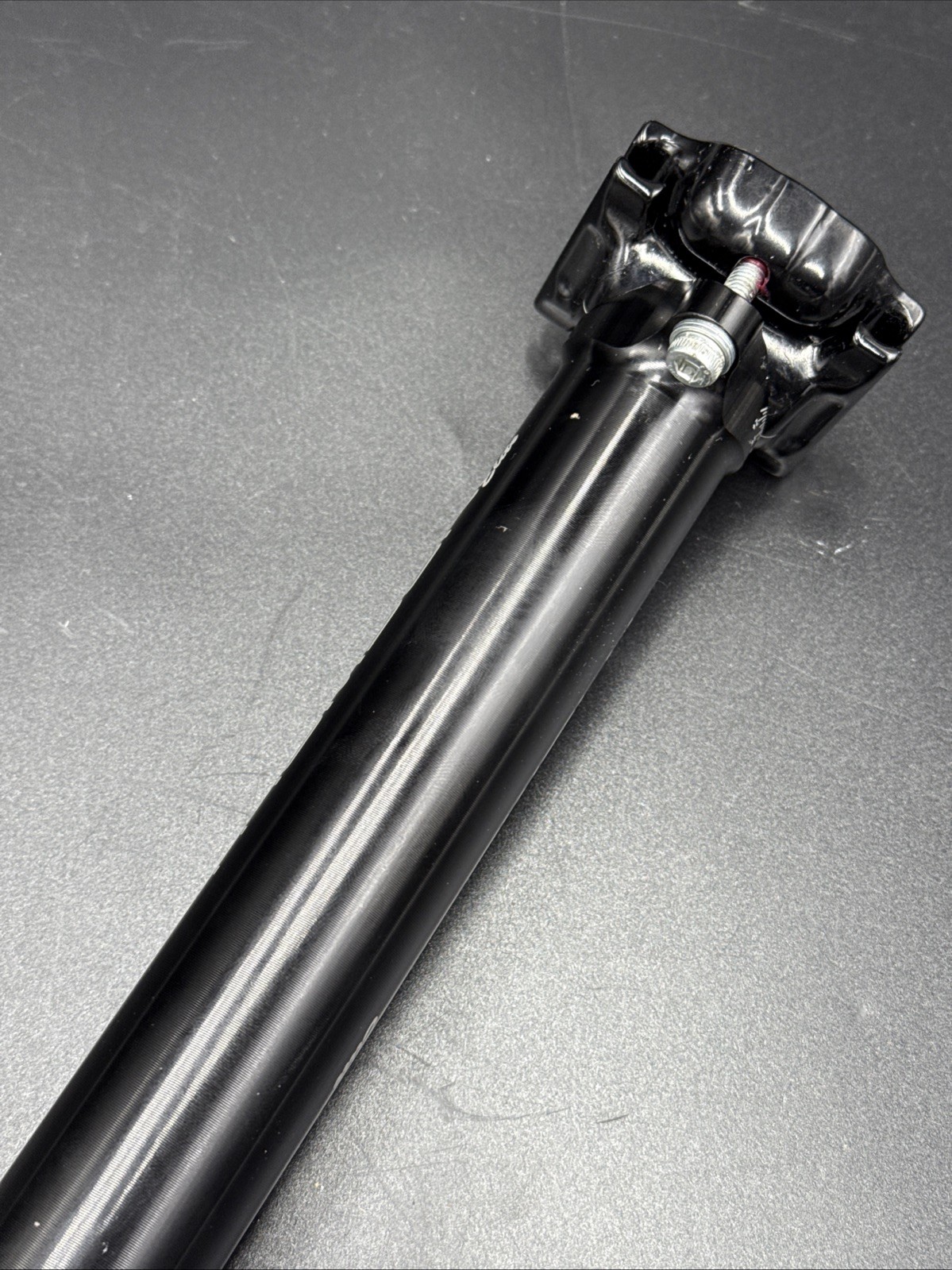 THOMSON Elite Zero Setback 30.9mm x 367mm Black Seatpost NEAR MINT USED