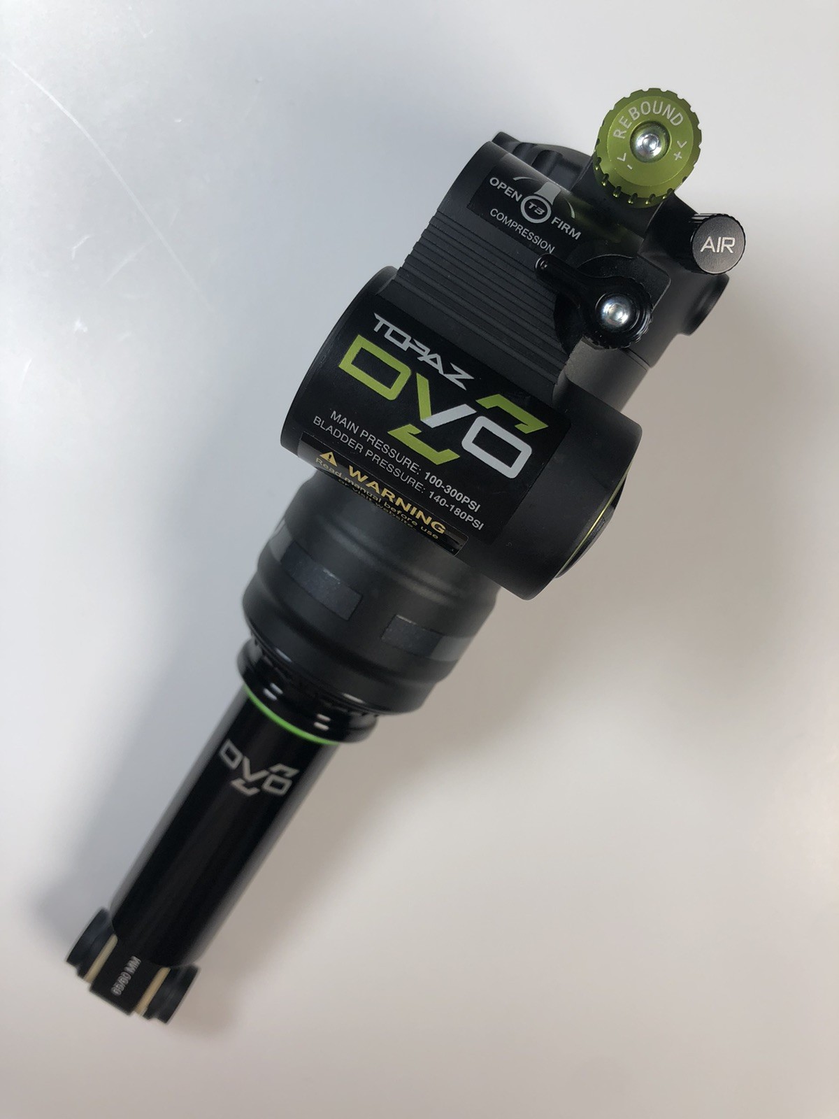 DVO Suspension Topaz Gen 3 Air Shock 205x65mm, Trunnion mount, NEW!