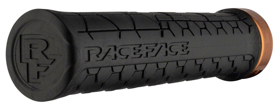 Getta Grip – RaceFace Getta Grips – Lock-On, 30mm, Black/Kashmoney Gold – Grip