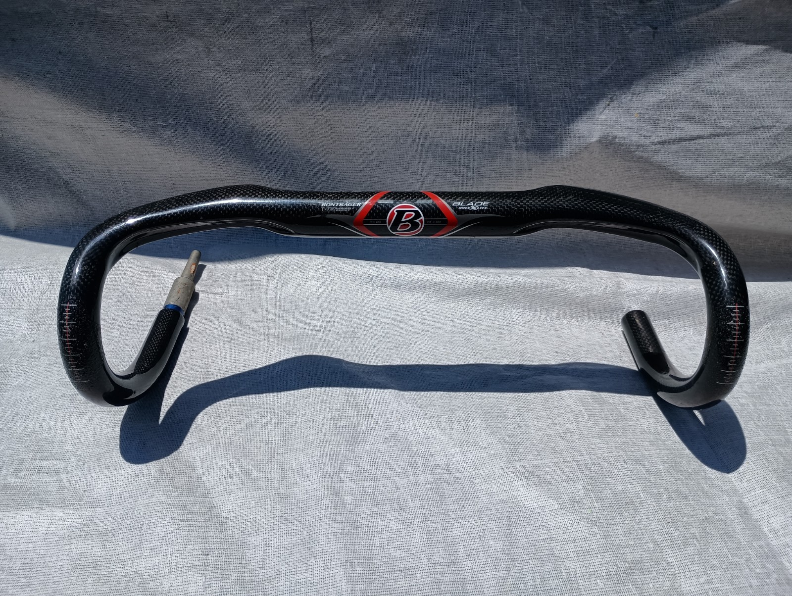 Bontrager Blade Race X Lite Carbon Drop Bar Handlebar 40cm, 31.8mm Black Red