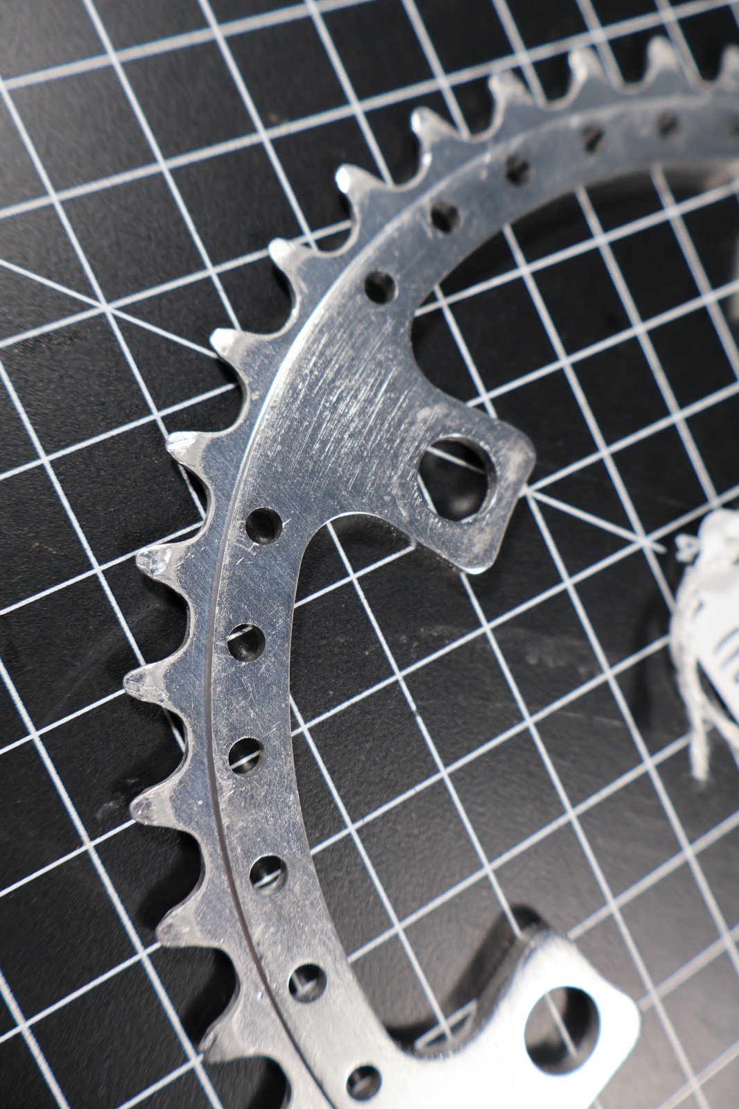 Unbranded Drillium Drilled Alloy Chainring | 110 BCD / 42T / VGC Vintage
