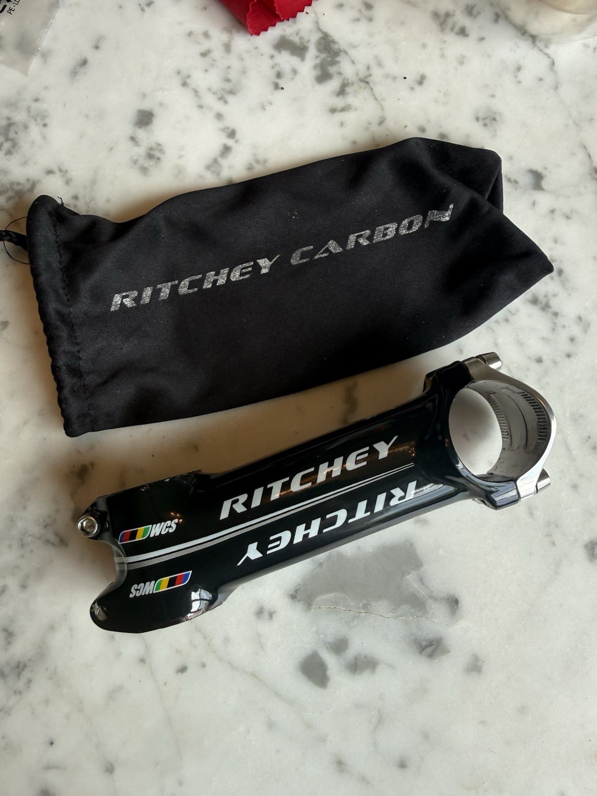 Ritchey WCS Axis 4 Aluminum Bicycle Stem, 110mm, 6° Rise/Drop, Threadless, 137g