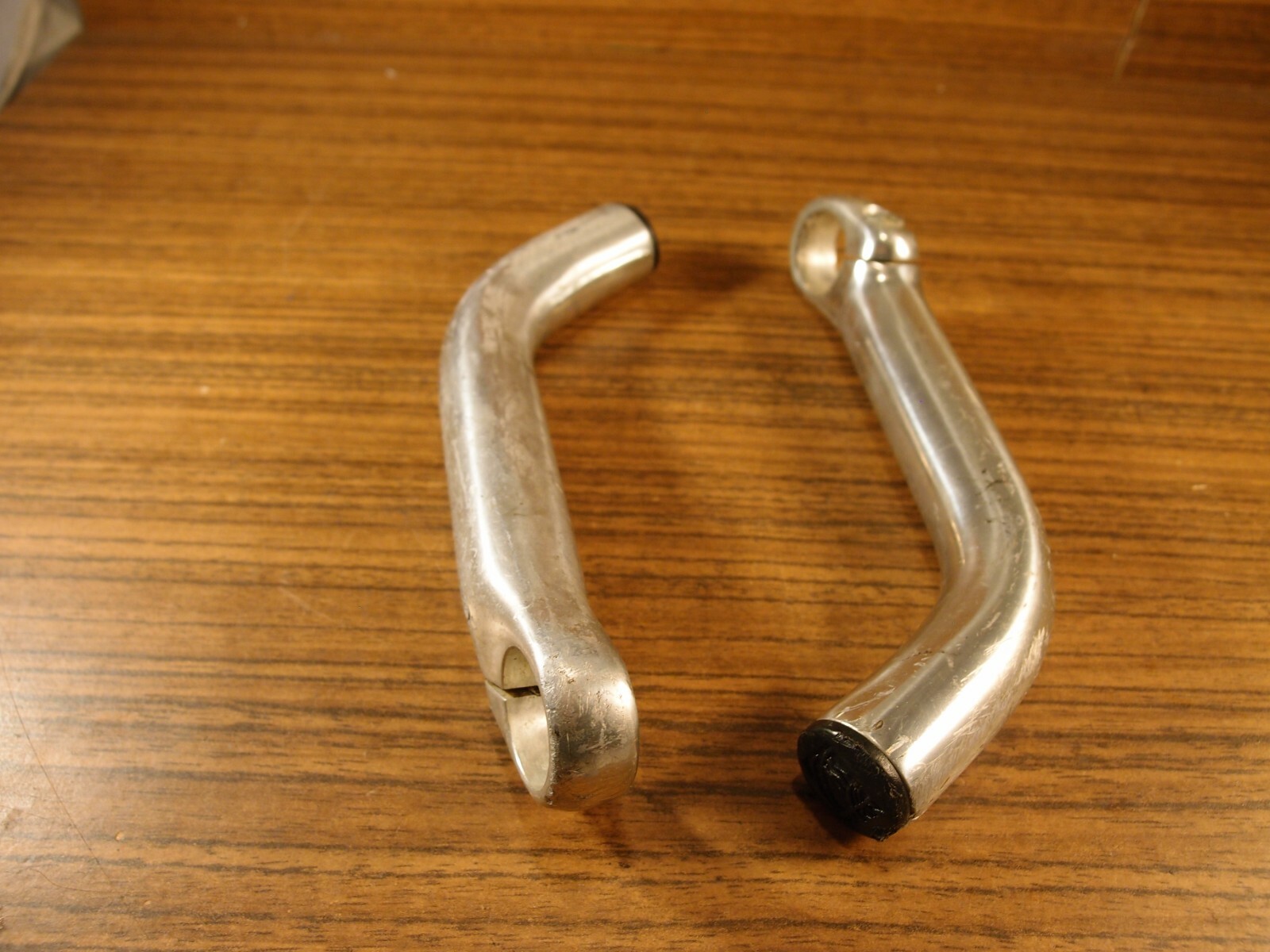 1990’s MTB silver bar ends Marin & plugs Marin 22.2 mm