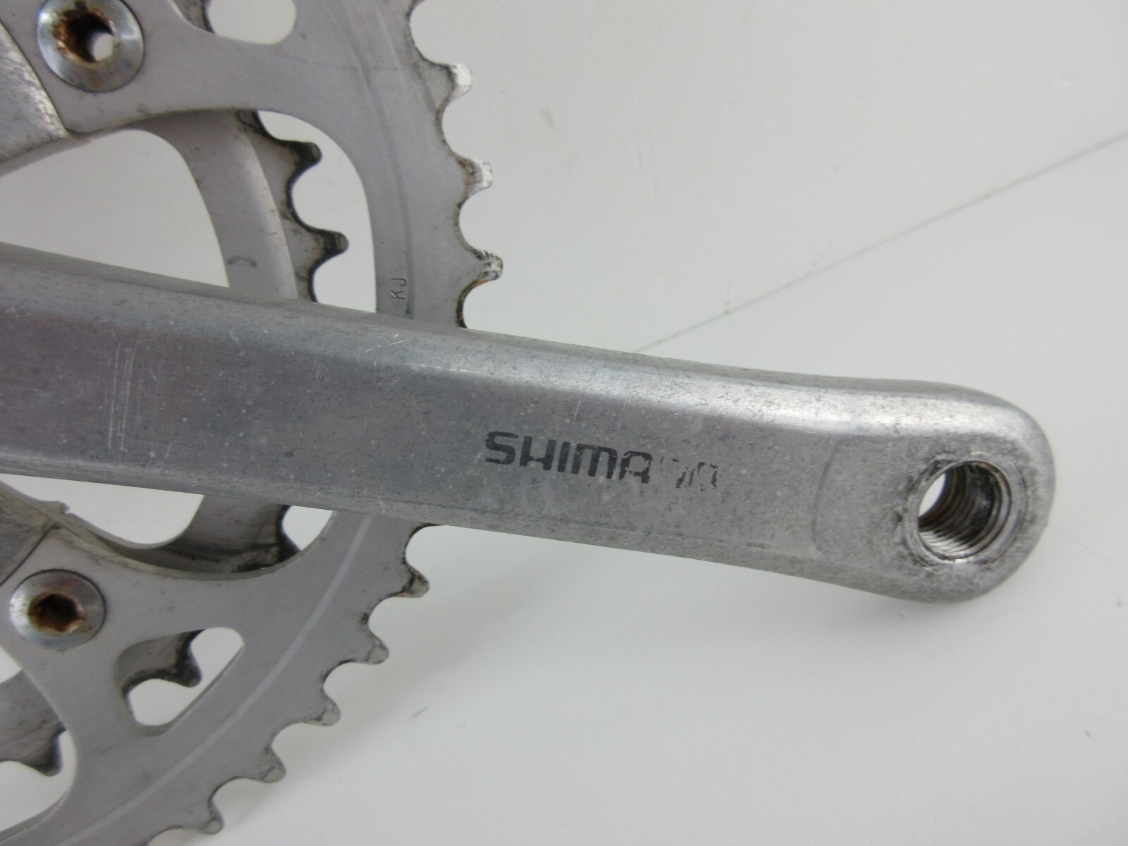 Vintage Shimano Biopace Crankset FC-B126 170mm 52/42t Double Road Bike