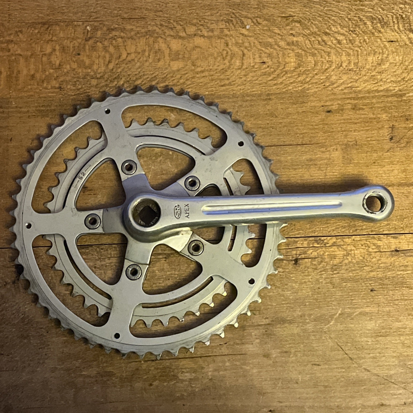 Vintage SR Apex Drive Side Crank 170 mm 86 BCD 52/40 T 70s 80s Road Japan