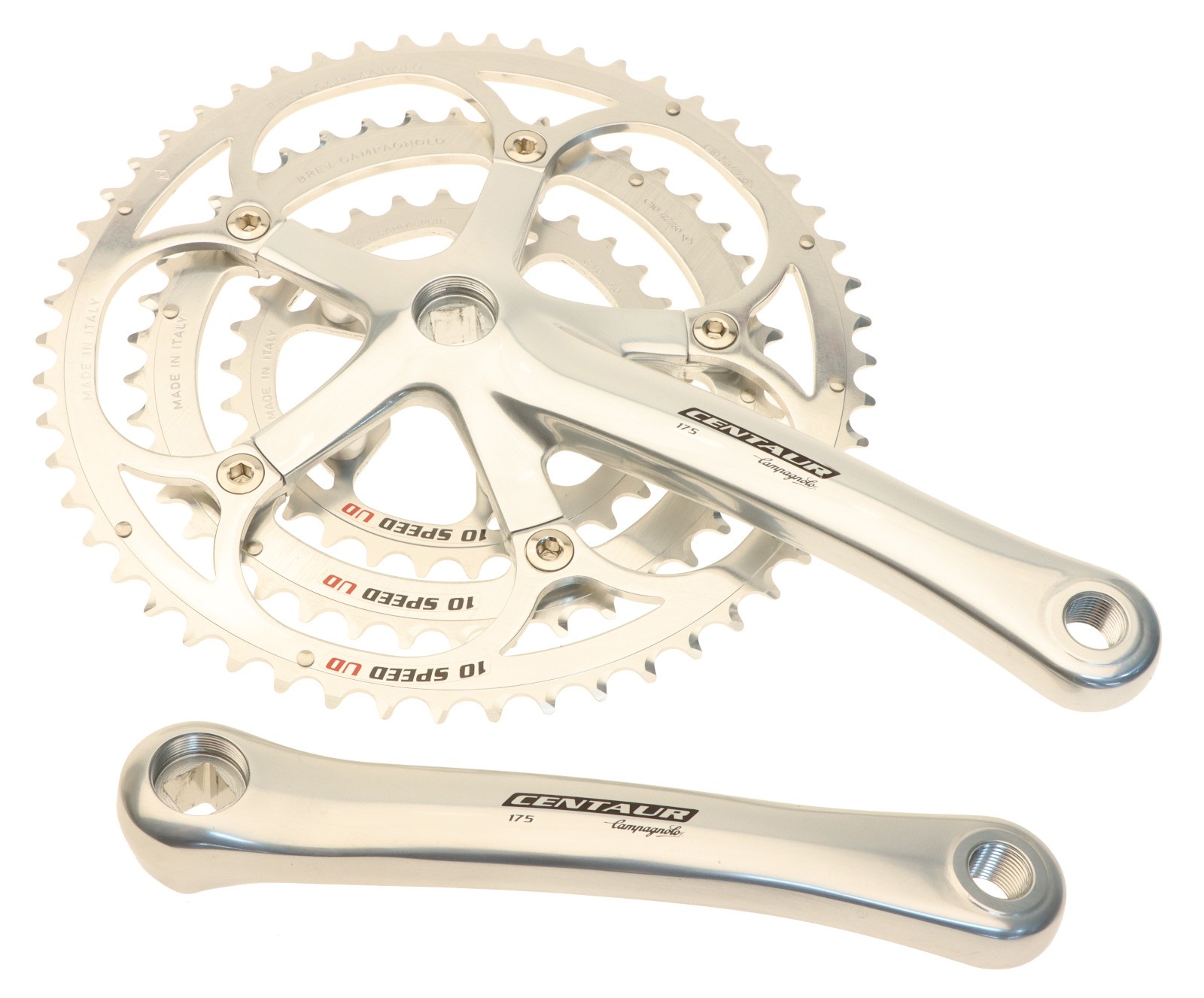 Campagnolo Centaur Triple Crankset 10 Speed 53/42/30T 175mm 2003 NOS NEW