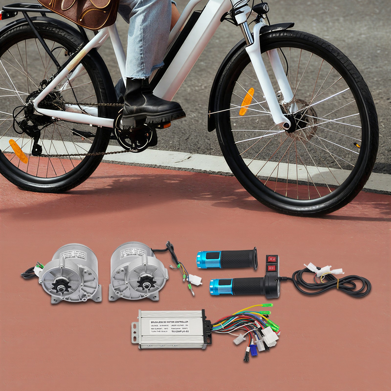500W ﻿Electric Conversion Kit Electric Motor Controller With Reverse Throttle