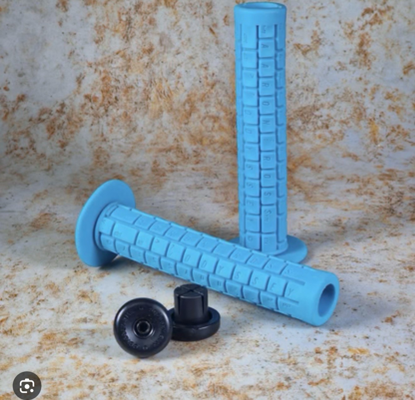 ODYSSEY Aaron Ross Signature Keyboard GRIPS – v1, 158mm (w/FLANGE) – OCEAN BLUE