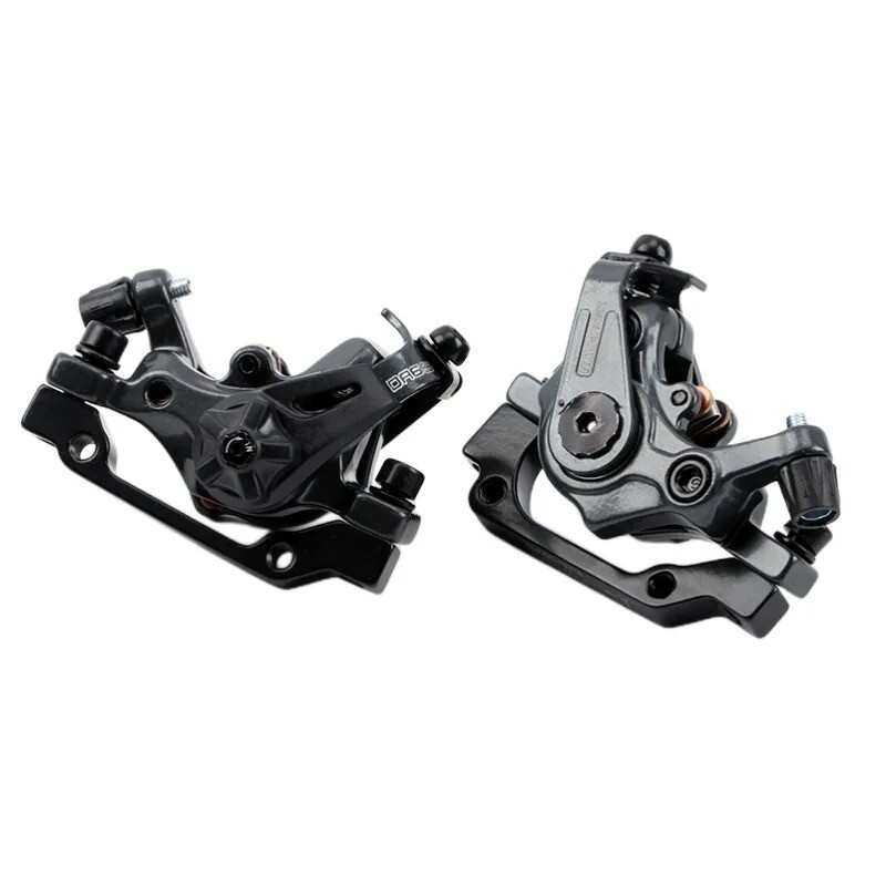 1 Pair Bicycle Brake Caliper Mechanical Disc Caliper MTB Pushe Piston Disc Brake