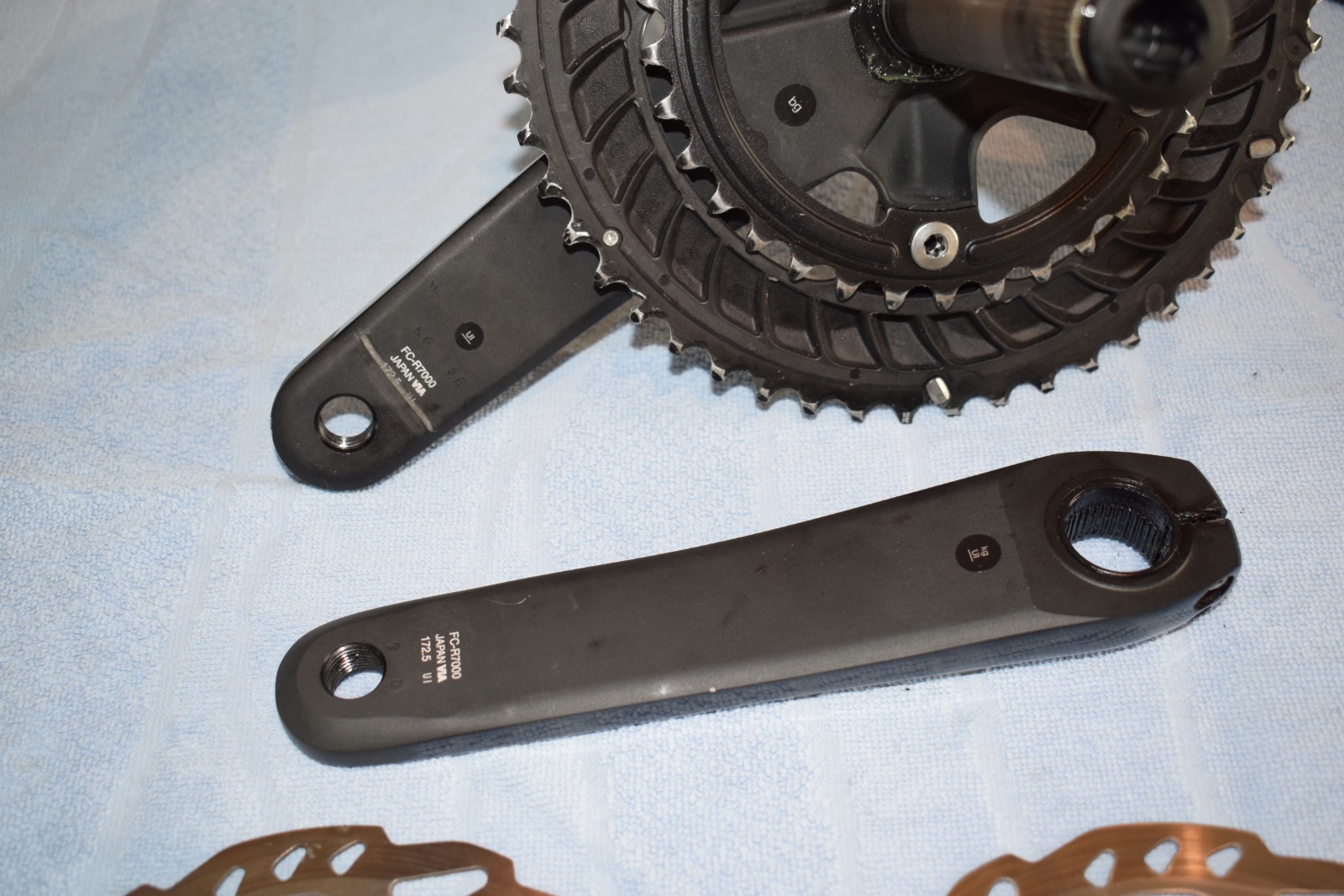 NICE! Shimano 105 R7100 11-Speed Mechanical Disc Brake Groupset (72.5 Cranks)