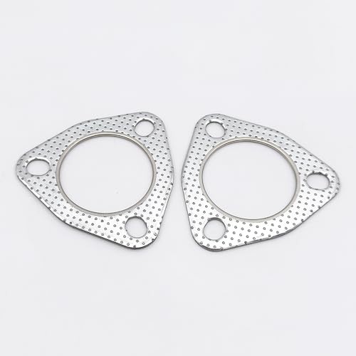 2.25 Inch Exhaust Gasket 3-Bolt 58mm Muffler Flange Header High 2.25 in