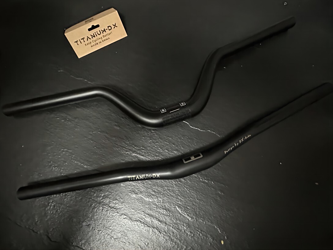 Titanium-DX Titanium Bend Handlebar31.8*570mm for Brompton T line