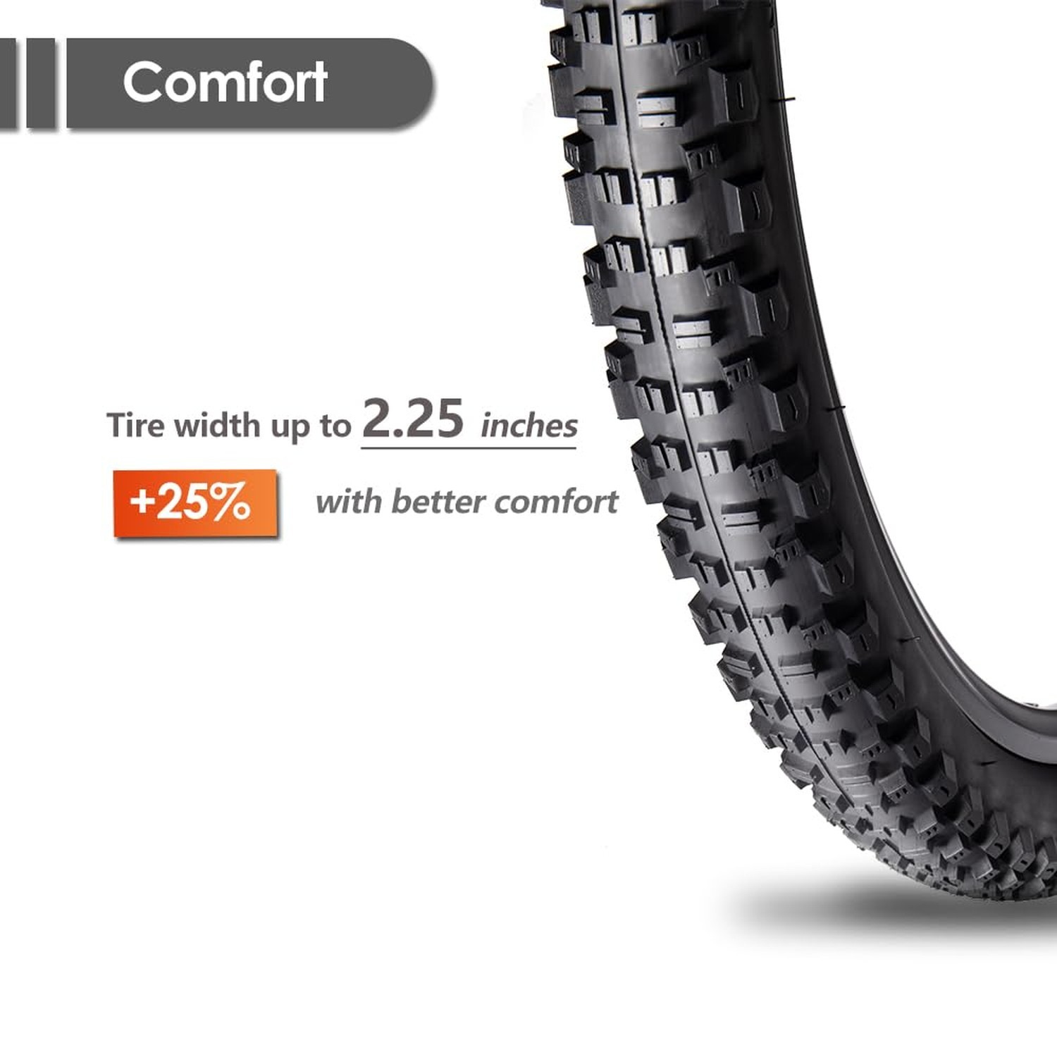 26/27.5/29 x2.25 inch Bike Tires Pair Mountain Bike Tires 60 TPI Foldable Kev…