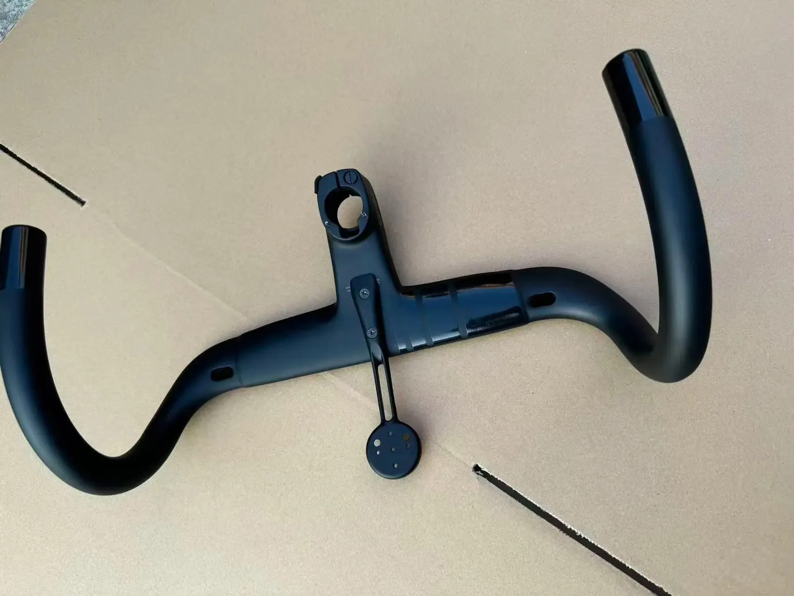 Carbon Handlebar Road Bike Drop Bar 28.6mm Fork with Spacers Computer Stand