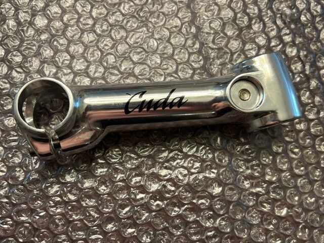 ! VINTAGE BARRACUDA OLD SCHOOL ATB STEM MINT 4 THREADLESS HS 1 1/8″ 125 MM OEM