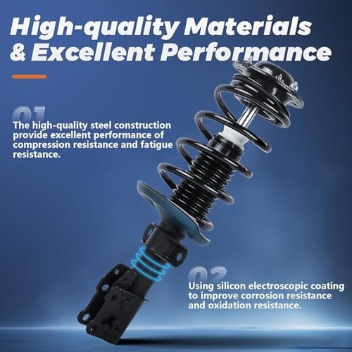 Rear Shock Absorbers Pair Struts Assembly Compatible for 2007-2010 Hyundai