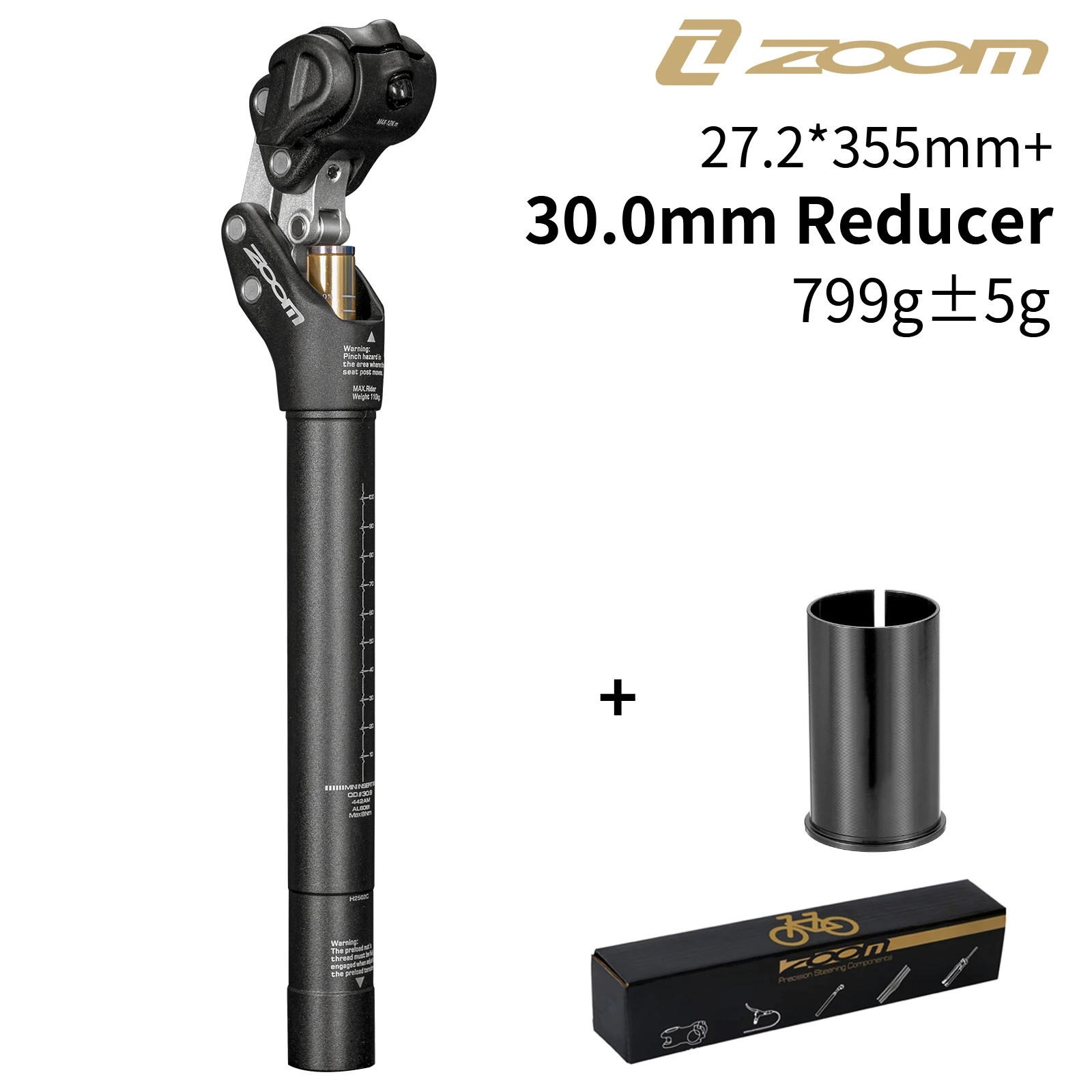 ZOOM MTB Suspension Seatpost 27.2/30.9/31.6mm Shock Absorber Bike Seat Post