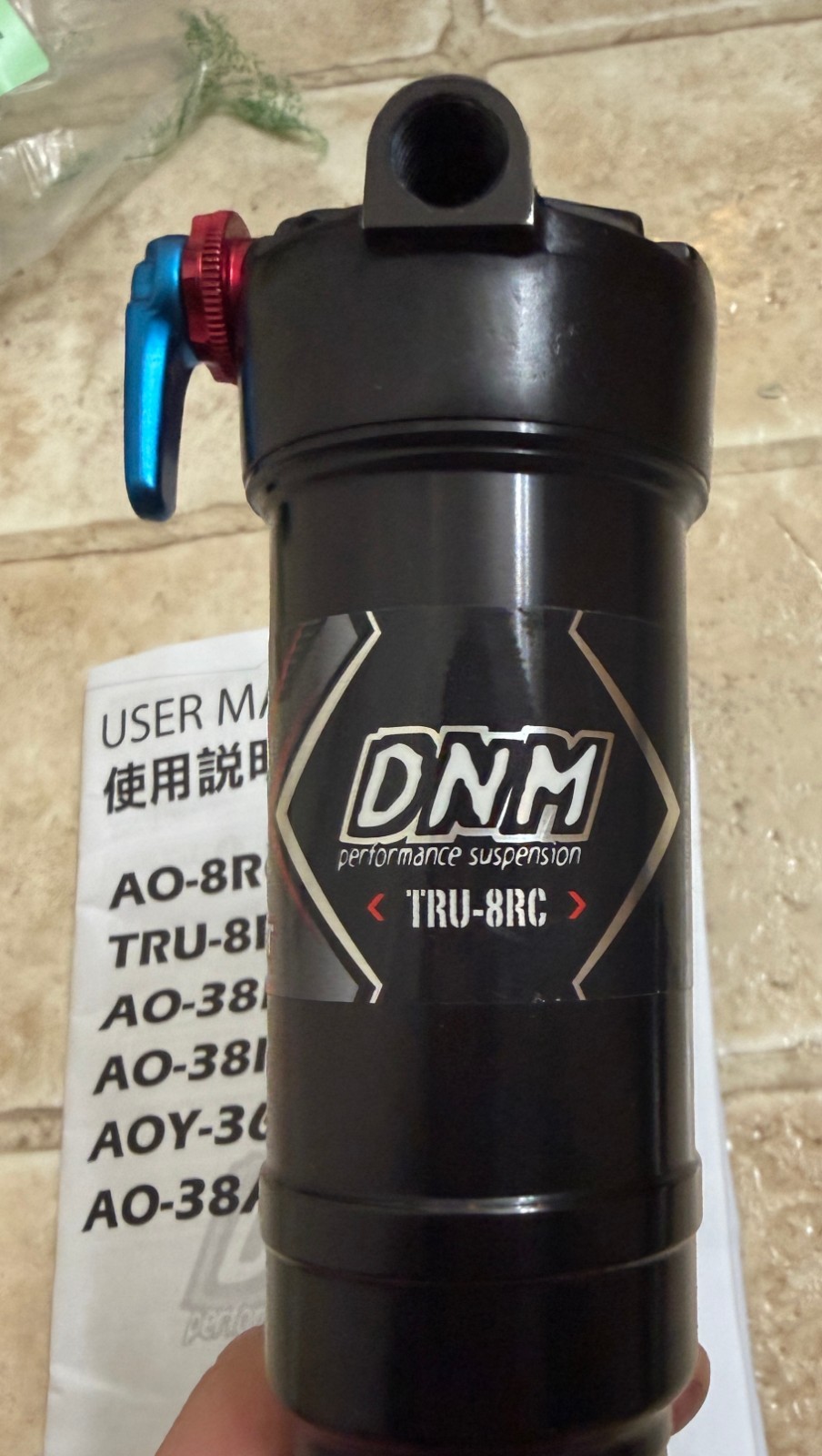 DNM TRU-8RC Trunning Fixing 205x62mm Mountain Bike Air Rear Shock With Lockout