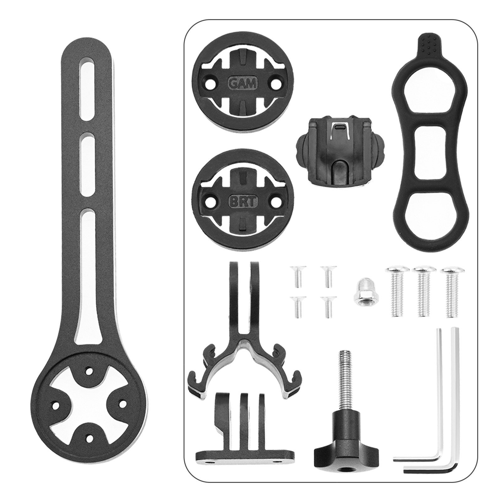 Bike Computer Out Front Mount Aluminum Holder for Garmin iGPSPORT Bryton Cateye