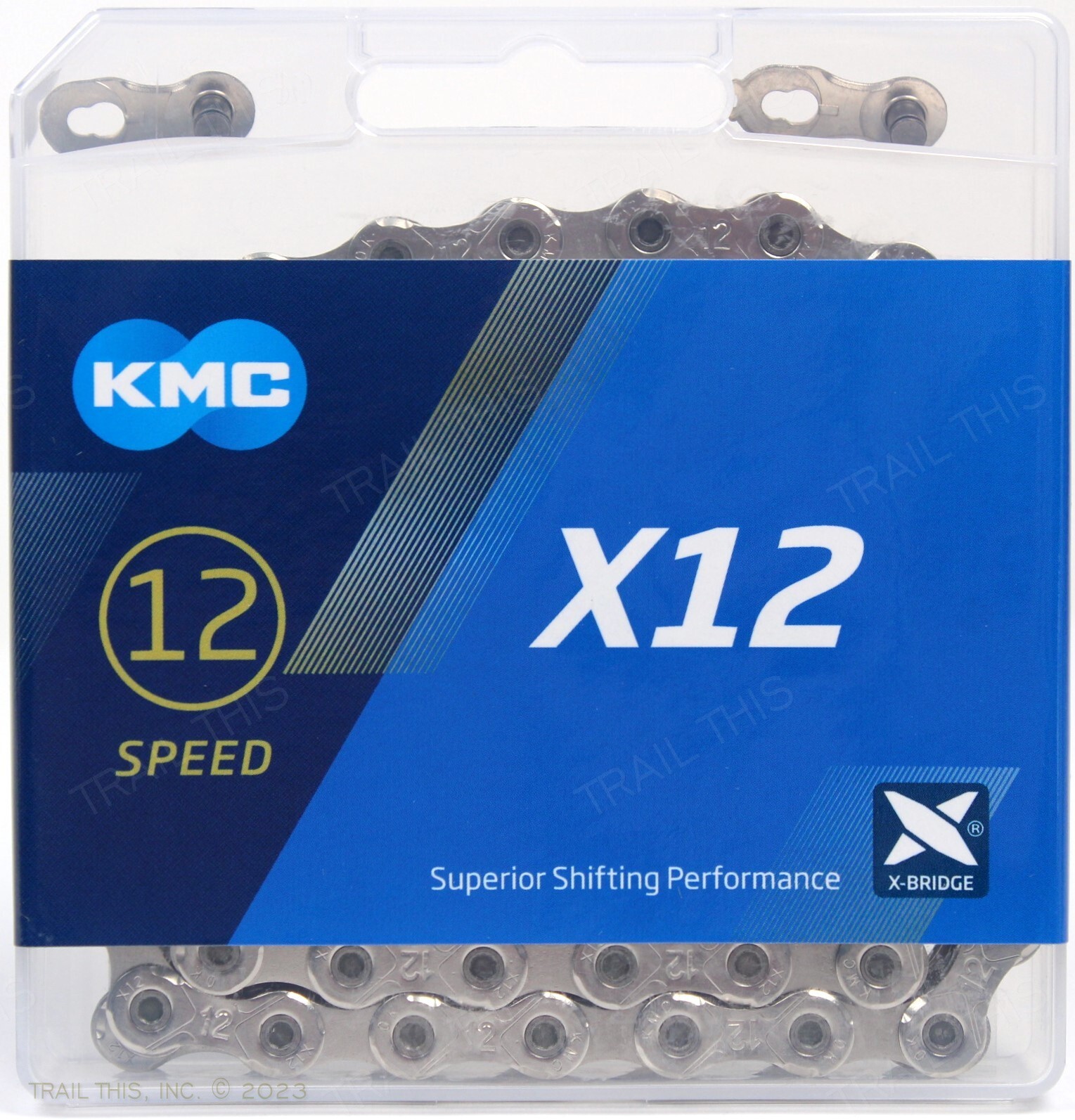 KMC X12 12-Speed 126L Silver Bike Chain Road or MTB fits SRAM Eagle AXS Shimano