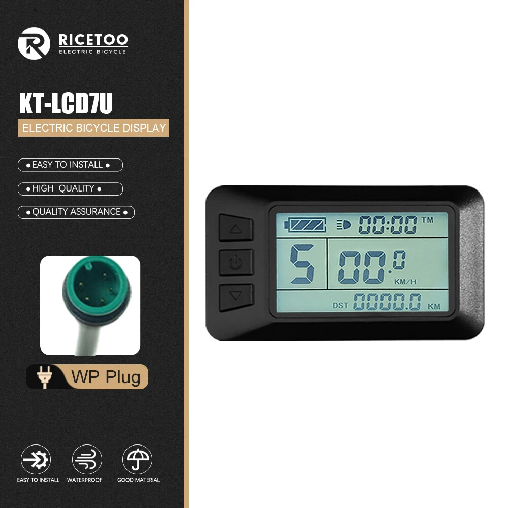 Electric Bicycle Display KT LCD3 LCD4 LCD5 LCD8H LCD9R 24V 36V 48V 72V Display