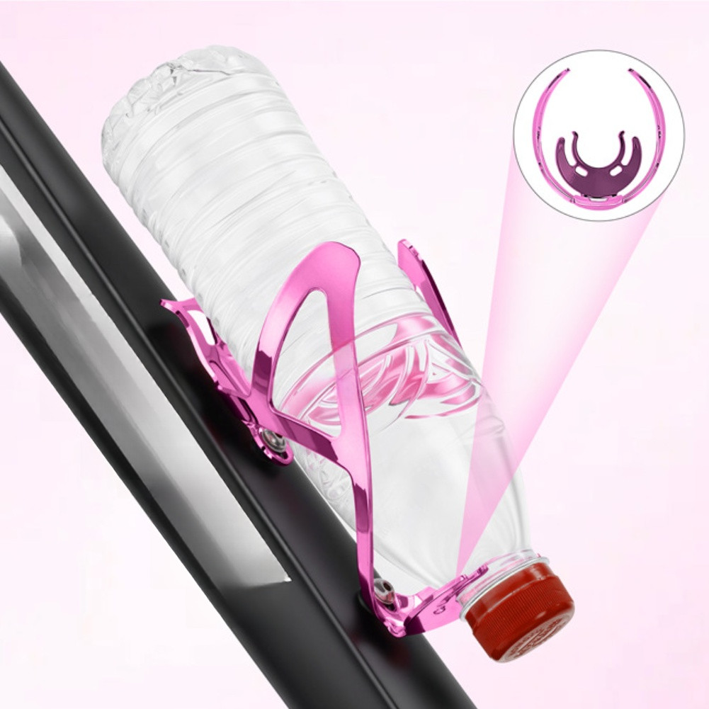 Water Bottle Holder for Bicycle Aluminum Alloy Construction 40g Weight