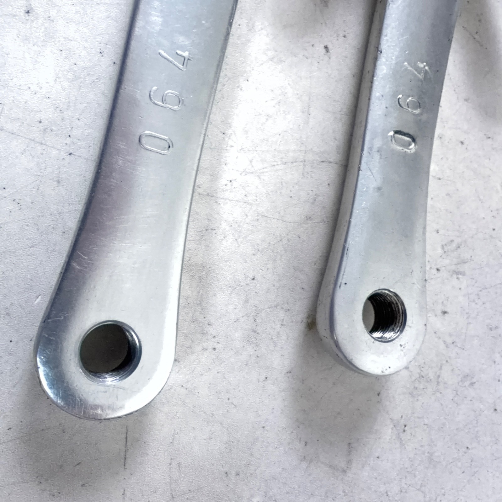 Campagnolo Mirage Triple Crank Arm Set 135/74 BCD, 170mm Arms, Silver /w Screws