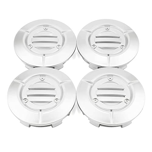 RTrhinoTuning 4PCS 3.25in Wheel Center OD: 83mm/3.27in, ID: 76mm/2.99in Silver