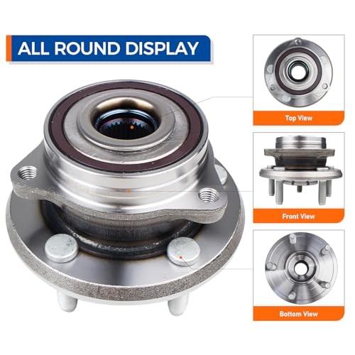 [Set of 2 513324 Front Wheel Hub & Bearing Assembly Compatible with 2011-2023