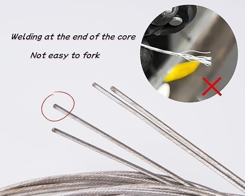 4 Pcs Road Bike Brake Cables,Stainless Steel Bike Brake Inner Cables,Universal R
