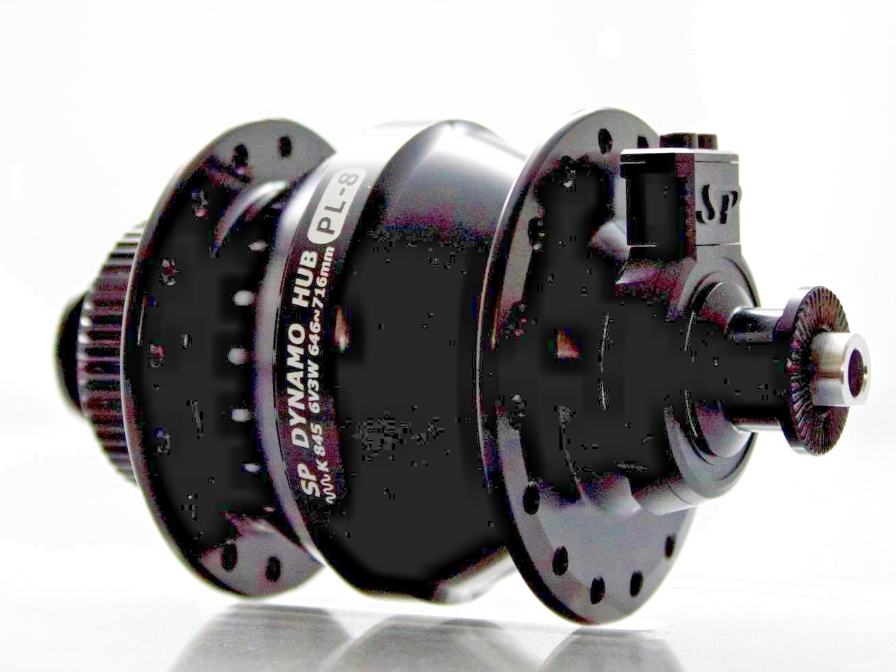 Shutter Precision (SP) hub dynamo (dynohub) PL-8 – For Centerlock disc brakes!