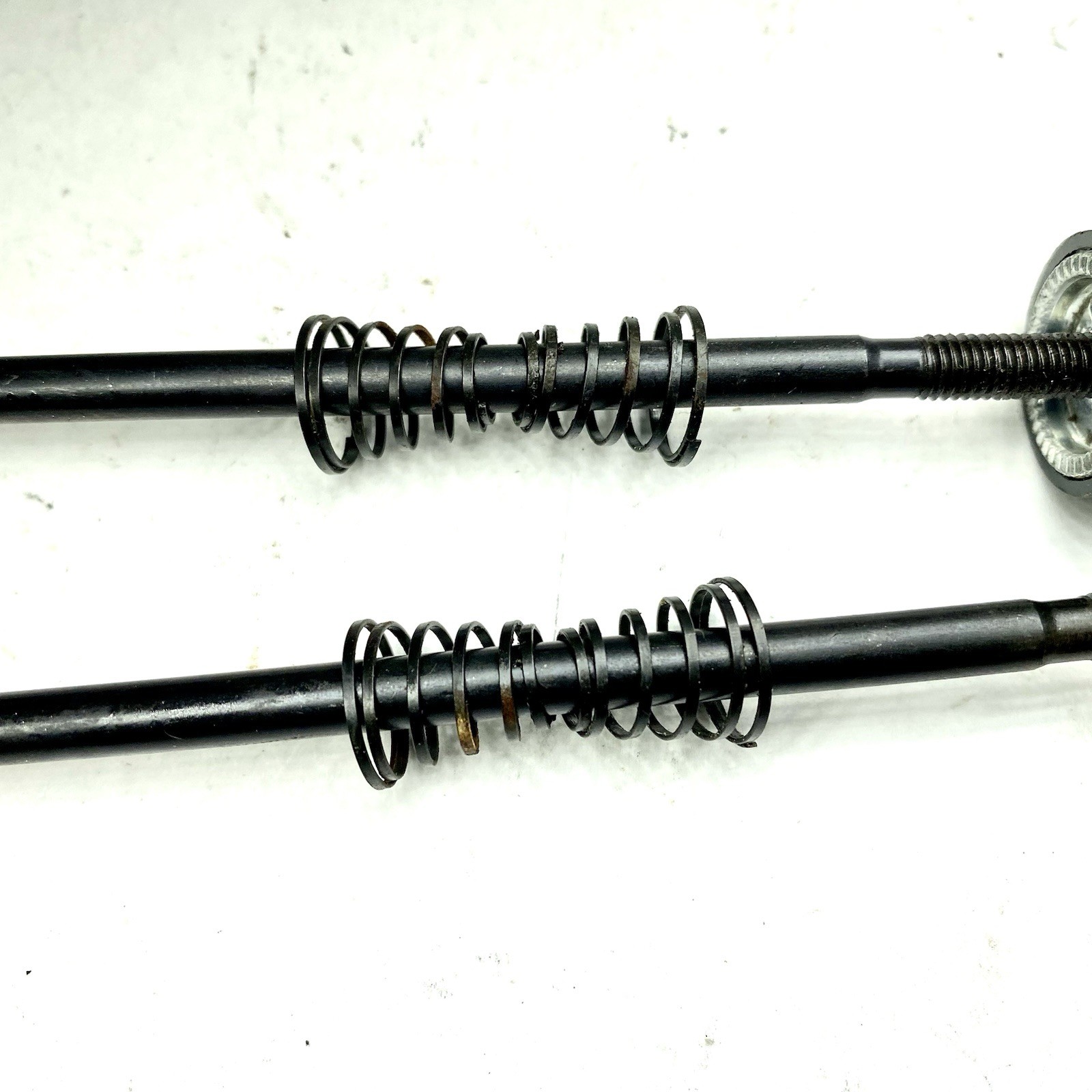 Shimano Quick Release Skewer Set Front Rear 100mm 135mm QR Satin Chrome