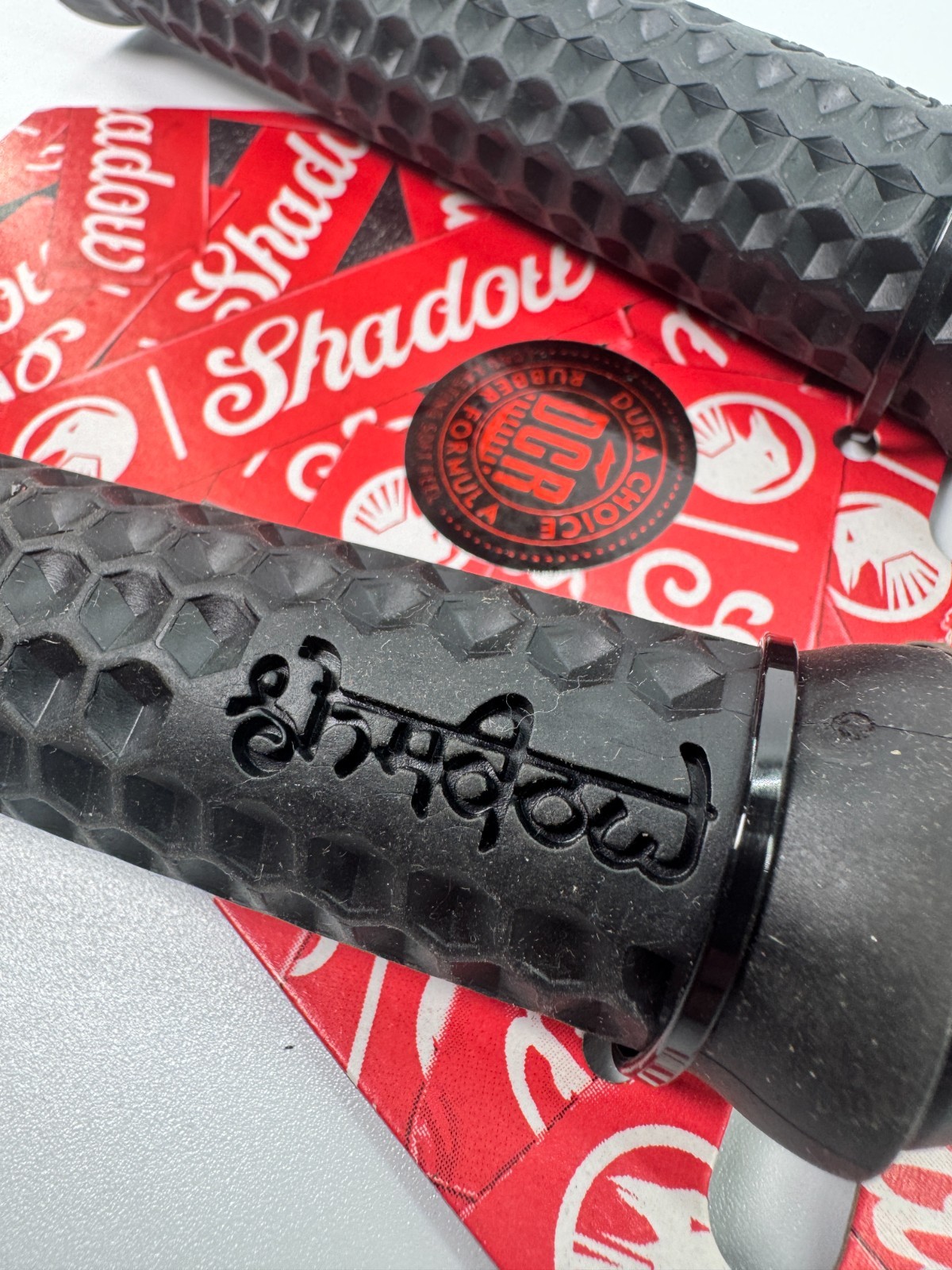 SHADOW CONSPIRACY MAYA BMX BIKE BICYCLE GRIPS + BAR ENDS SUBROSA BLACK NEW