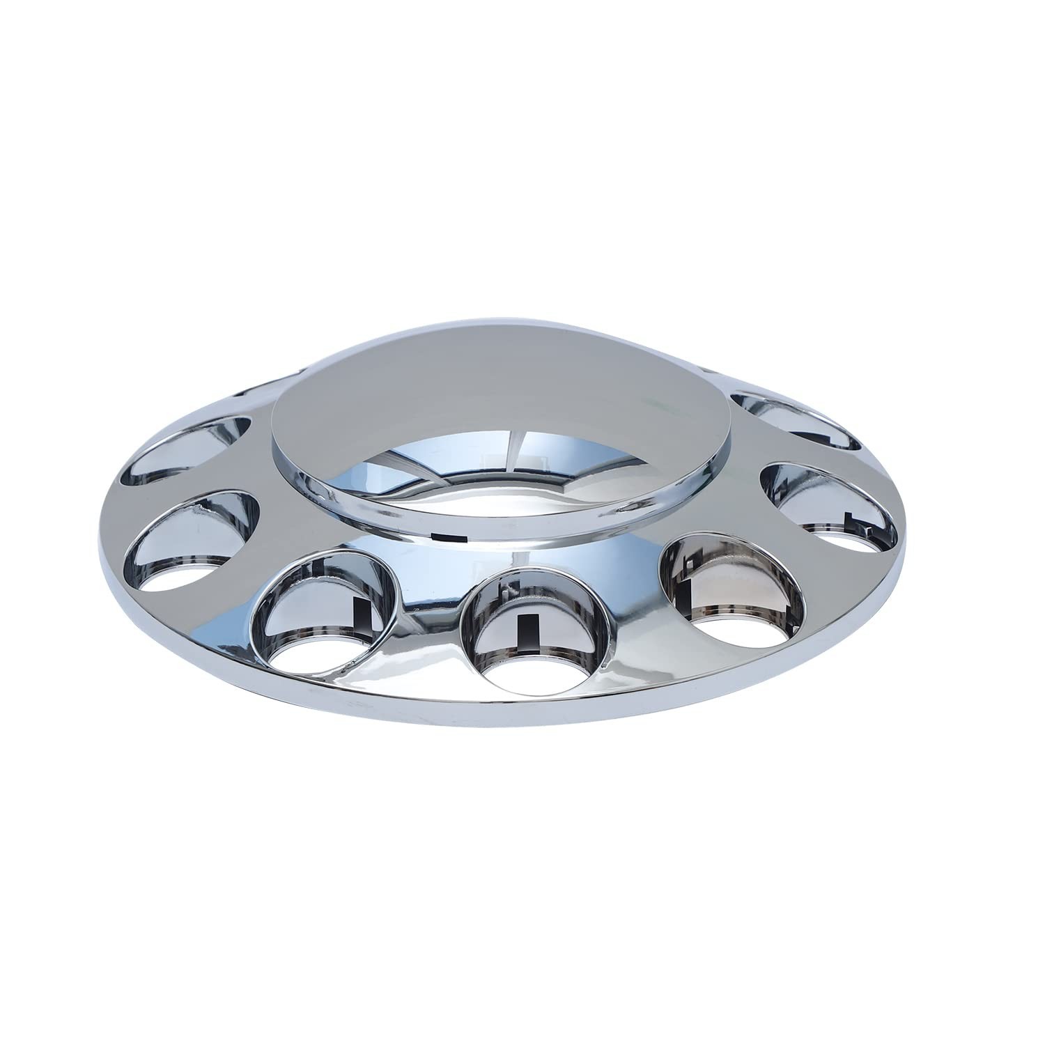 33mm Chrome Front Axle Wheel Cover Set for Semi Trucks ABS Plastic Wheel Hub …
