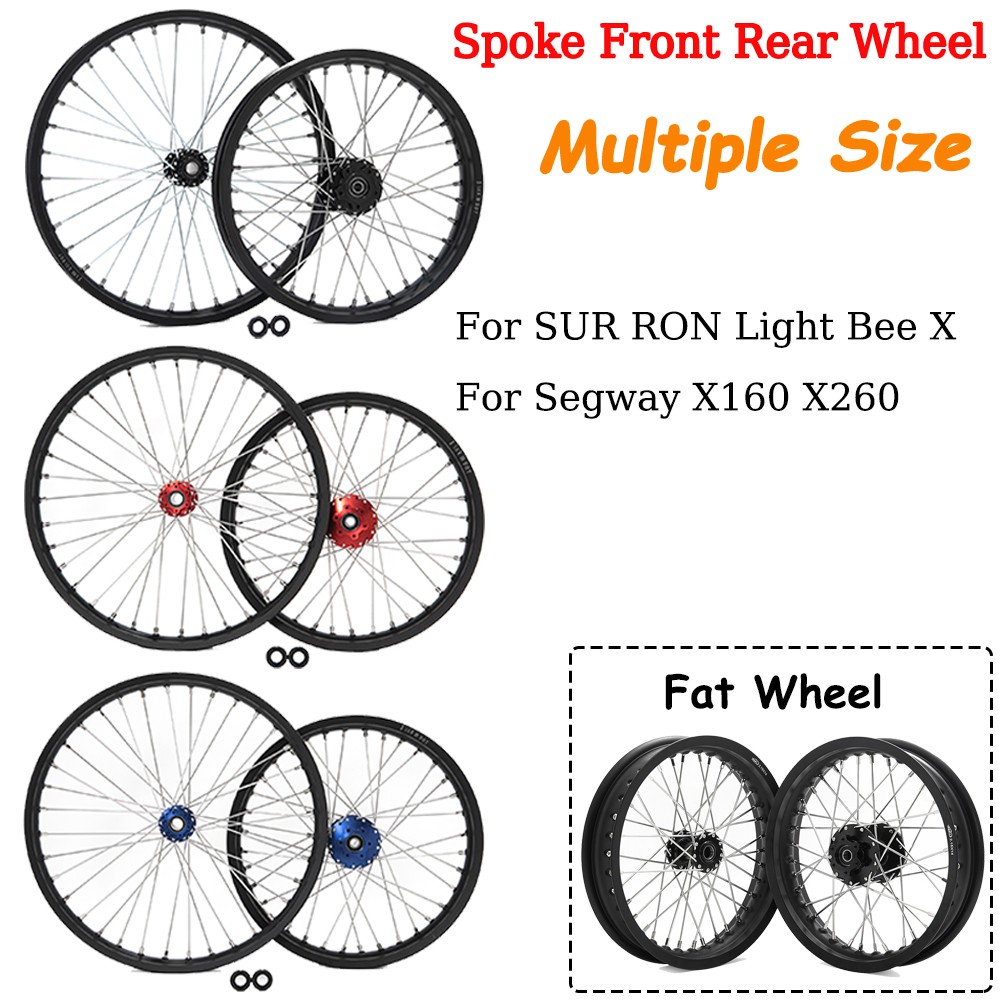 Spoke Front Rear Wheel 12 16 17 18 19 21 For Sur Ron Light Bee X For Segway X160